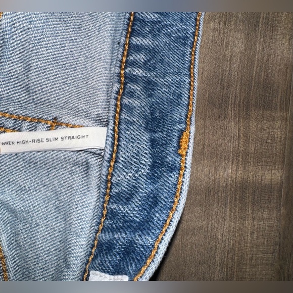 Rag & Bone Wren High-Rise Slim Straight Denim Cut Off Shorts Size 31 - Picture 4 of 6